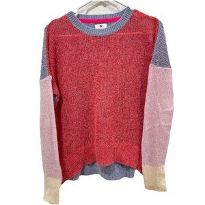 Sundry Sweater, Women’s Size 0 / Small Multicolor Colorblock Long sleeve Crewnec